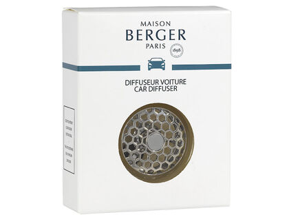 Maison Berger Auto-Diffusor |Honey comp chrome mit Clipvorrichtung Nur Halterung 6412