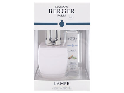 Maison Berger Paris Duftlampe 4742*| Geschenkset June weiß + 250ml Parfum de Maison