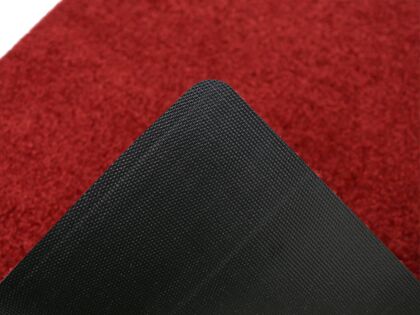 Protex waschbare Fußmatte|rot | Wunschmaß & Wunschform | waschbar