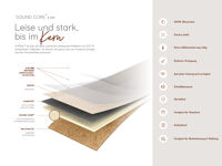 COREtec® Blackstone Oak 07 Kollektion Essentials | integrierte Korkunterlage | zum Klicken | 50LVP707