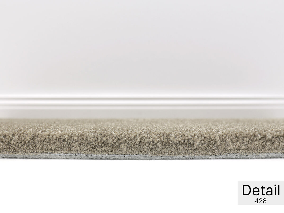 JAB Mask Teppichboden | Hochflor | 100% Polyester und 100% recycelbar | Objekteignung | 400 cm Breite & Raummaß