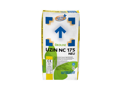 Uzin Faserarmierte Holzboden-Spachtelmasse mit Level Plus Effect | NC 175 EC 1 R Plus | 25 kg