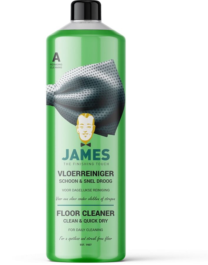 James Bodenreiniger | Sauber & Schnelltrocknend | hochkonzentriertes Reinigungsmittel