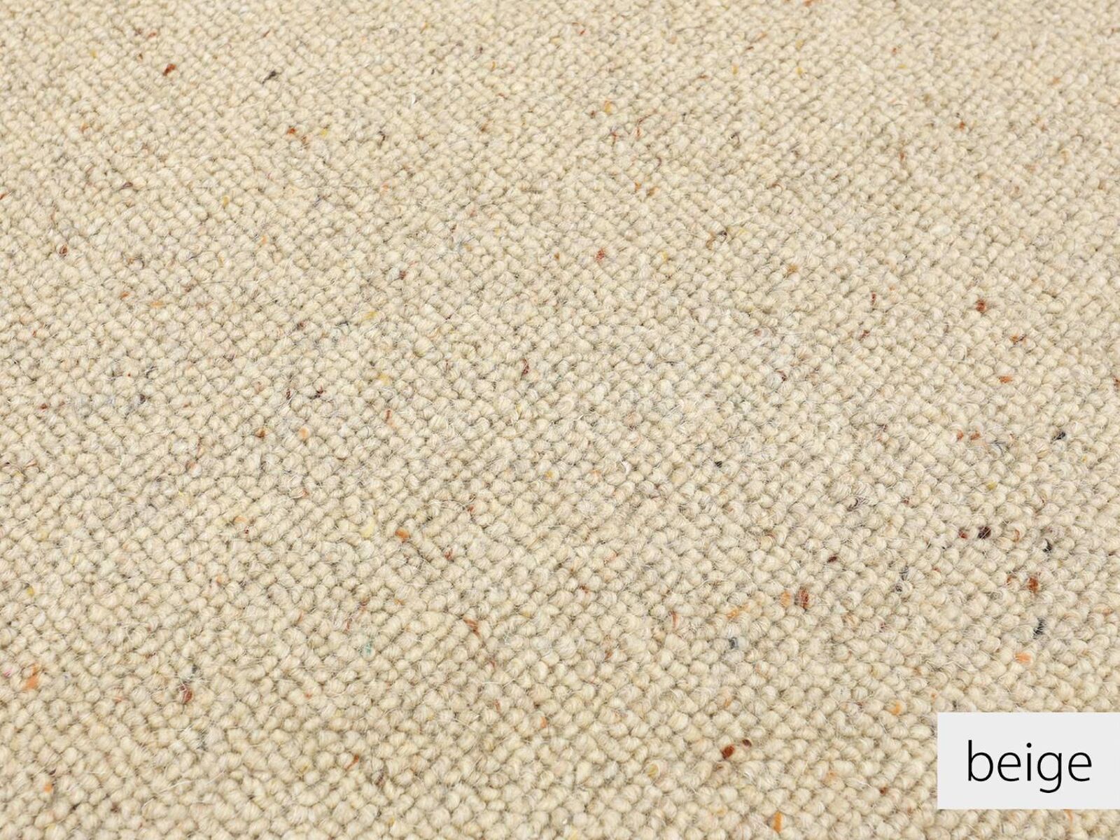 Kairo Berber Teppichboden | 100% Wolle | 400cm Breite & Raummaß
