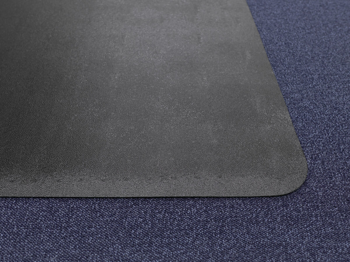 Advantagemat Bodenschutzmatte | für Teppich bis 6mm | Schwarz | 90 cm x 120  cm | 13446.2