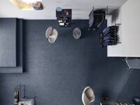 Frisea Vorwerk Teppichboden | mehrfarbiger Velours | 400cm Breite & Raummaß