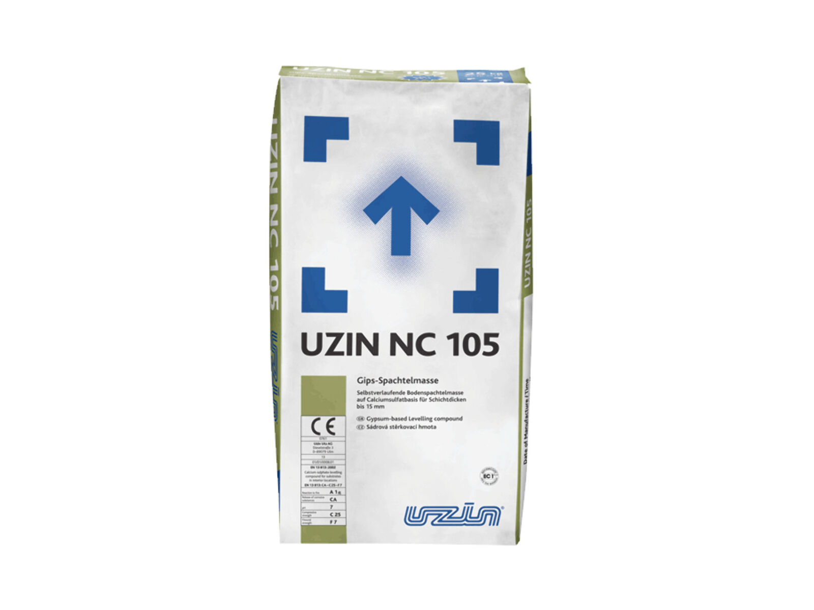 Uzin Gipsspachtelmasse | NC 105 NEU EC 1 Plus | 25 kg