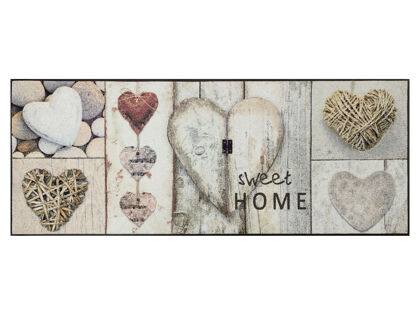 Wash+Dry Fußmatte Vintage Hearts | 75 x 190 cm