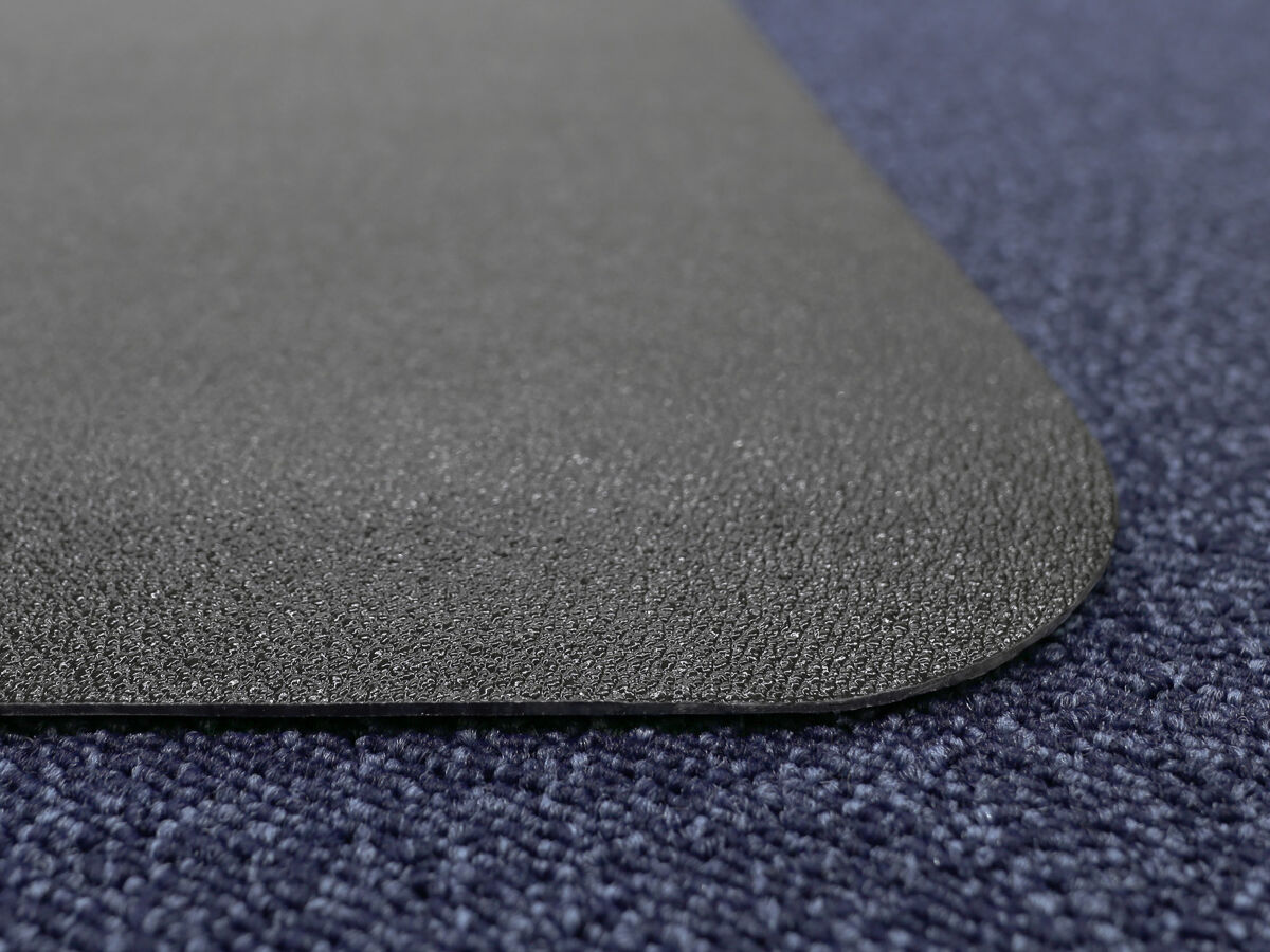 Advantagemat Bodenschutzmatte, für Teppich bis 6mm, Schwarz