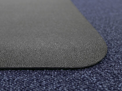 Advantagemat Bodenschutzmatte | für Teppich bis 6mm | Schwarz