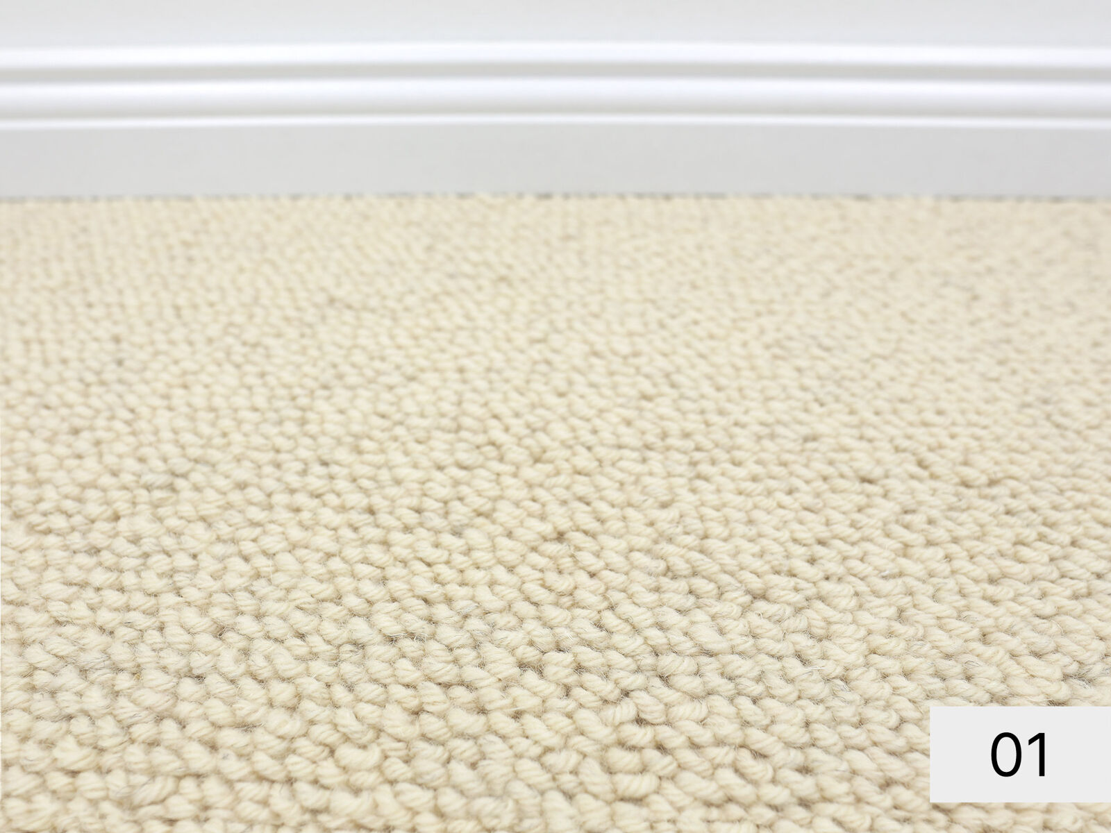 Philadelphia Woll-Teppichboden | 100% Schurwolle | 400cm Breite & Raummaß