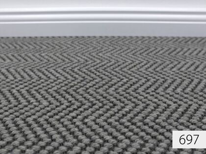 Forward Teppichboden | gemusterte Schlinge | 500cm Breite & Raummaß
