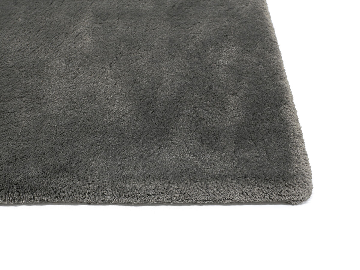 Grace Cover Comfort Teppich, Antirutsch + Komfortvlies, Wunschmaß &  Wunschform, smoke grey, Mustermaterial