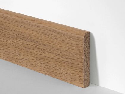 Sockelleiste 9x60mm | Massivholz lackiert | 240cm lang