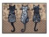 Wash+Dry Fußmatte Katzenbande| 50x75 cm