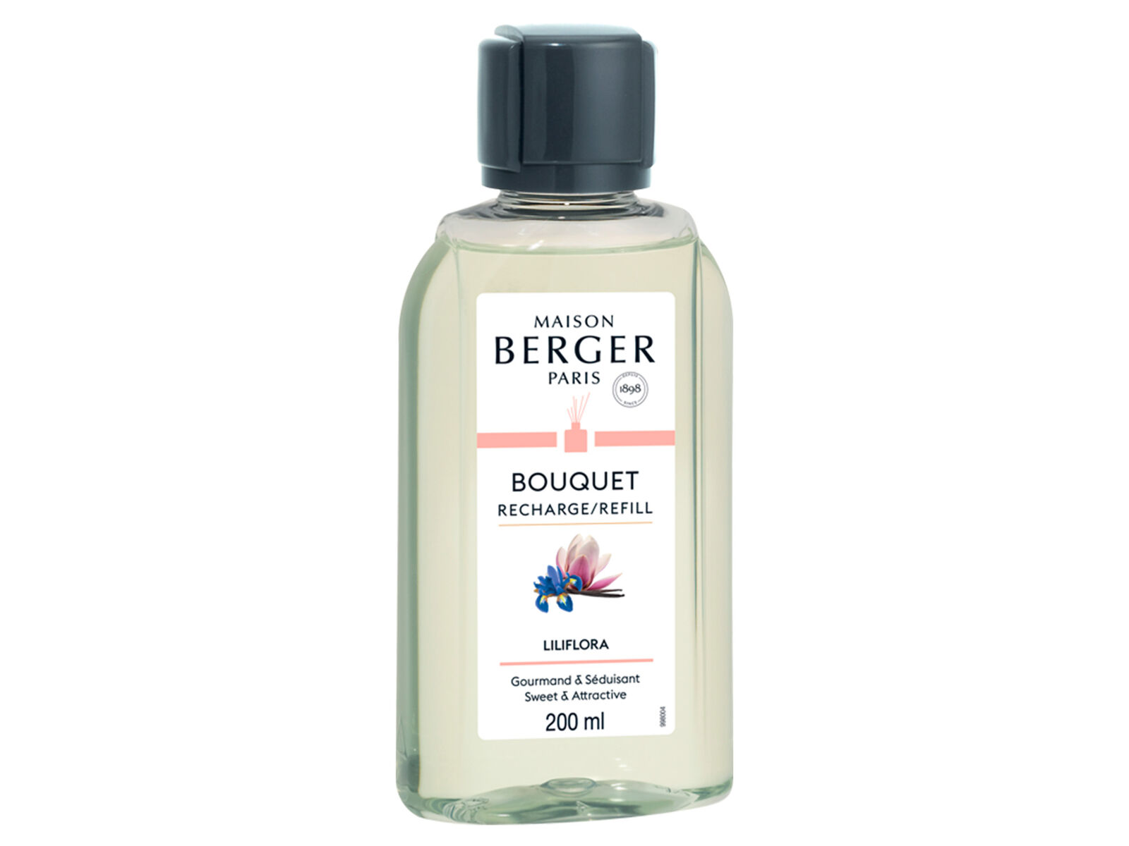 Maison Berger Liliflora - Purpurfarbene Magnolien | Nachfüllflasche für Parfum Bouquets 7583