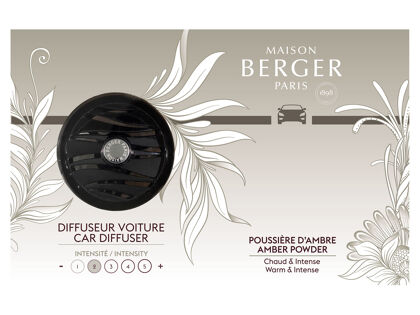 Maison Berger Autodiffusoren-Set |  Holly Pudriger Amber 7489