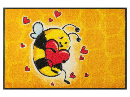 Wash+Dry Fußmatte Bee in Love | 50 x 75 cm