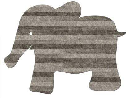 tretford Interlife Kinderteppich Elefant  in 12 Farben 97x75cm