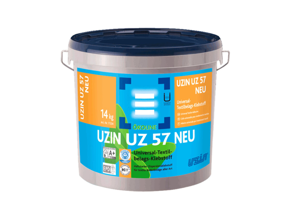Uzin Textilbelags-Klebstoff | UZ 57 EC 1 Plus | 14 kg