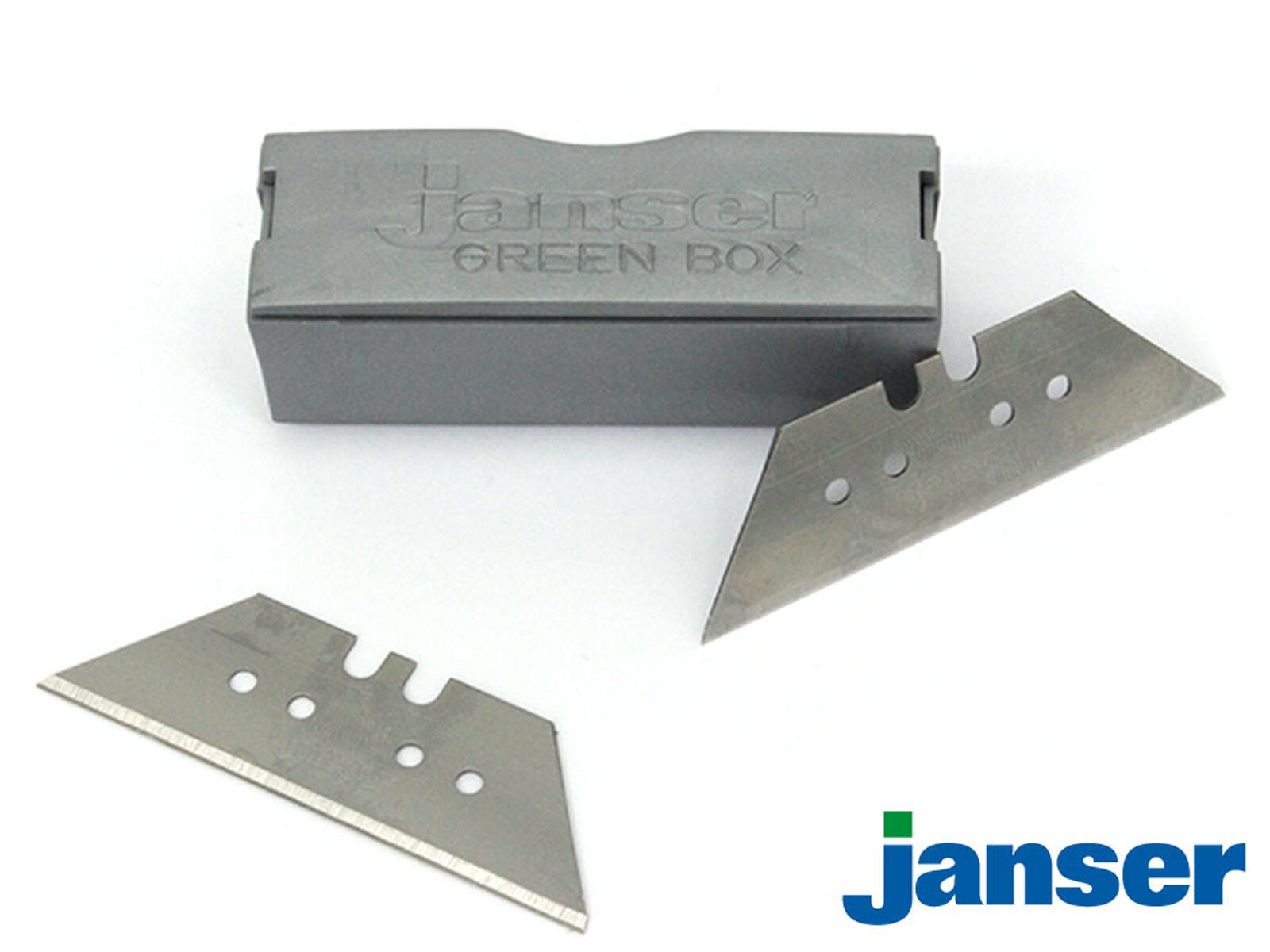 Teppichmesser Set Janser Flipper 3000|inkl. 20 Haken- & 20 Trapezklingen