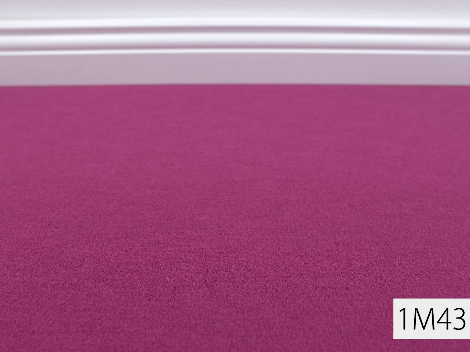 Forma uni Velours Teppichboden | 30 Farben | 400cm Breite & Raummaß