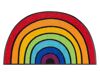 Wash+Dry Fußmatte Round Rainbow | 50 x 85 cm