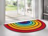Wash+Dry Fußmatte Round Rainbow | 50 x 85 cm