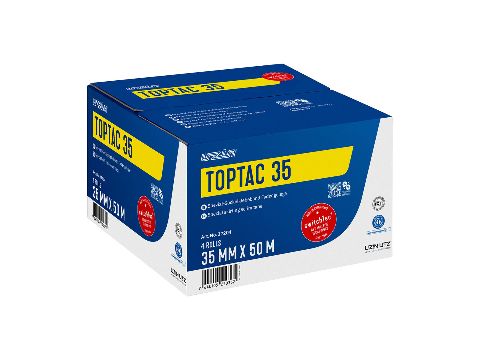Uzin Toptac 35 | für Kernsockelleisten | 35 mm x 50 m