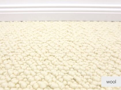 Teddy Berber Teppichboden | 100% Wolle | 400cm Breite & Raummaß