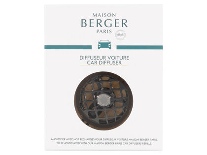 Maison Berger Auto-Diffusor | Résonance Gun Metal mit Clipvorrichtung Nur Halterung 7619