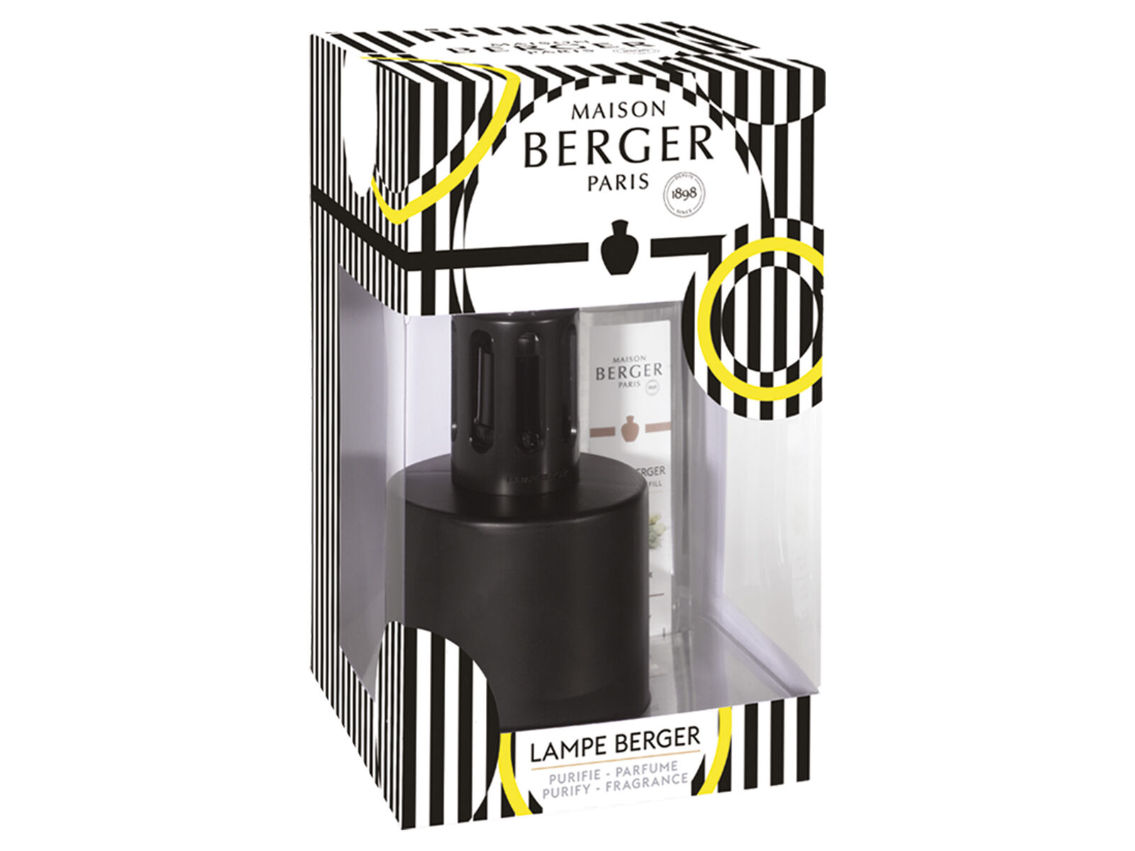Maison Berger Paris Geschenkset 4819 | Illusion schwarz l + 250 ml Parfum