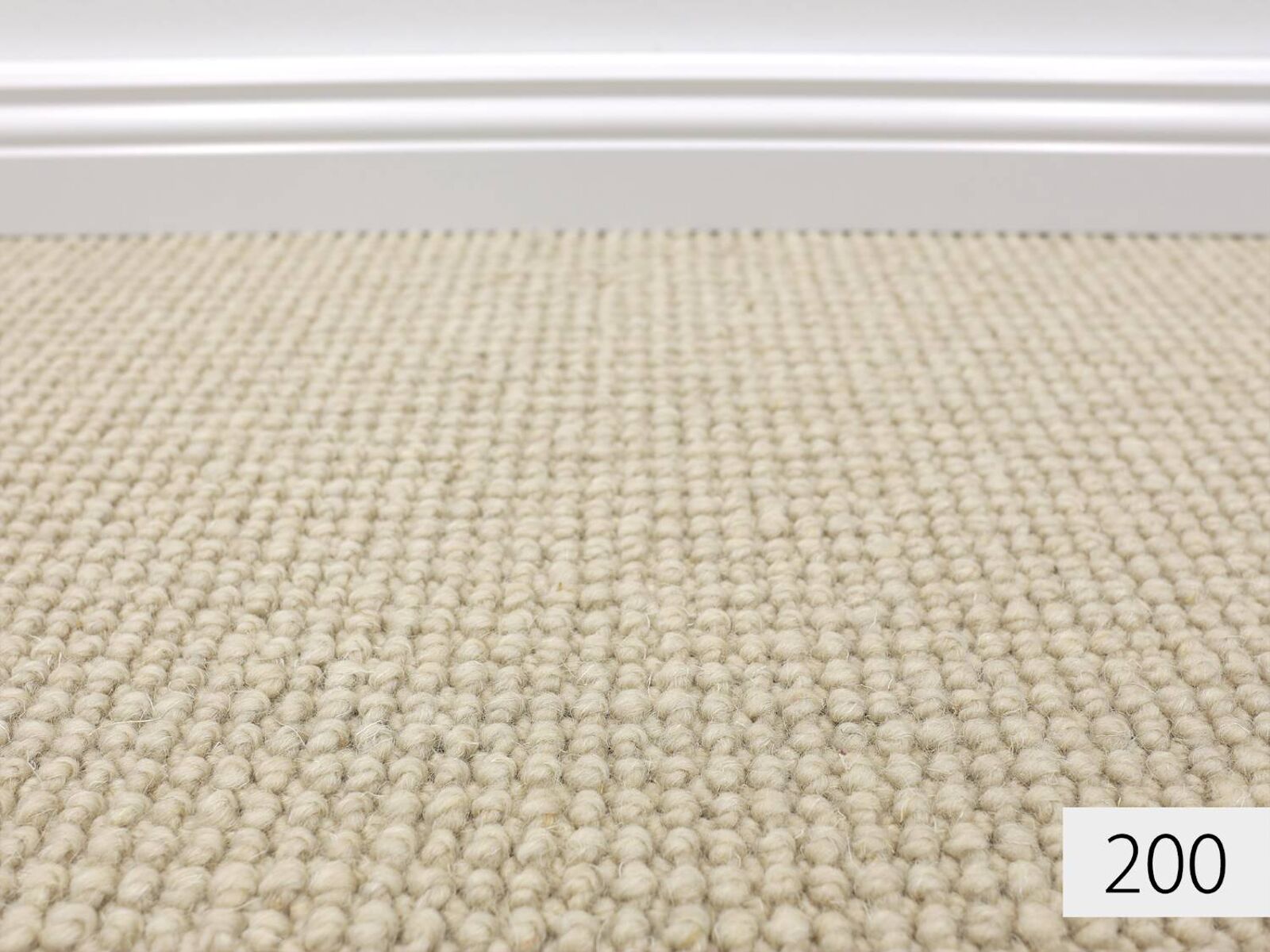 Wellington Berber Teppichboden | 100% Wolle | 400 & 500cm Breite