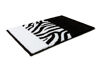 Zebra Badteppich | rutschfest | Wunschmaß & Wunschform | 904 - schwarz/weiß