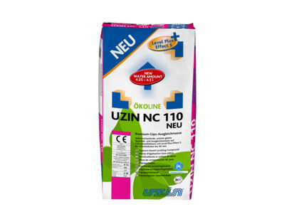 Uzin Gipsspachtelmasse | Level Plus Effect | NC 110 NEU Ökoline EC 1 Plus | 25 kg